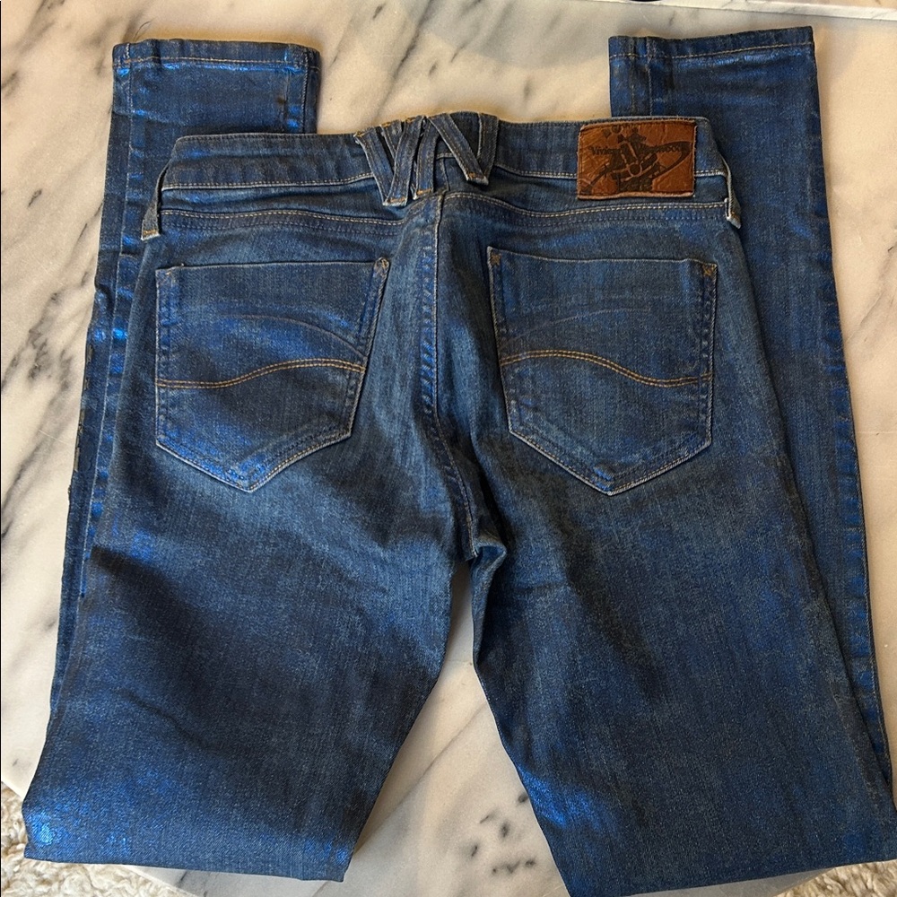 Vivienne Westwood Women's Blue Straight Jeans